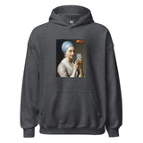 Girl With The Pearl Earring Selfie Hoodie