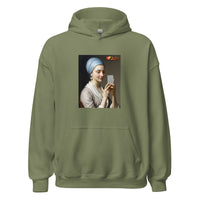 Girl With The Pearl Earring Selfie Hoodie