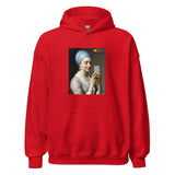 Girl With The Pearl Earring Selfie Hoodie