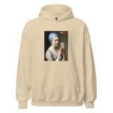 Girl With The Pearl Earring Selfie Hoodie