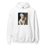 Girl With The Pearl Earring Selfie Hoodie