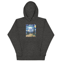 Starry Night by van Gogh And The UFO Hoodie