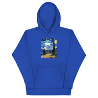 Starry Night by van Gogh And The UFO Hoodie