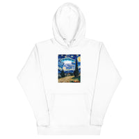 Starry Night by van Gogh And The UFO Hoodie