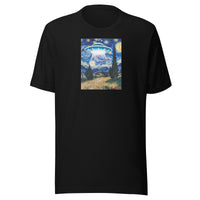 Starry Night by van Gogh And The UFO T-Shirt