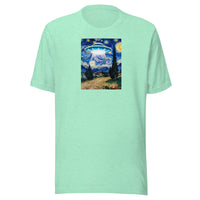 Starry Night by van Gogh And The UFO T-Shirt