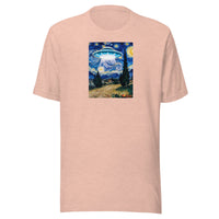 Starry Night by van Gogh And The UFO T-Shirt