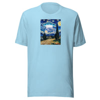 Starry Night by van Gogh And The UFO T-Shirt