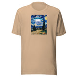 Starry Night by van Gogh And The UFO T-Shirt