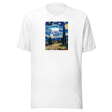 Starry Night by van Gogh And The UFO T-Shirt