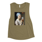 Girl With The Pearl Earring Selfie Tank Top