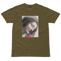 The Head Of The Virgin (c1500) By Leonardo da Vinci T-Shirt