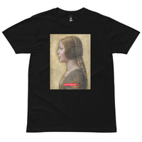 Profile Of A Young Fiancee By Leonardo da Vinci T-Shirt